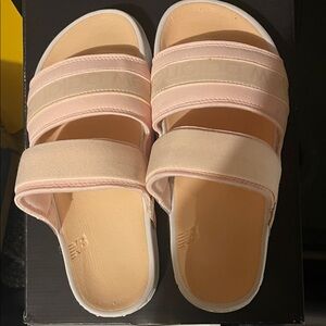 New Balance Pink Slide Sandals